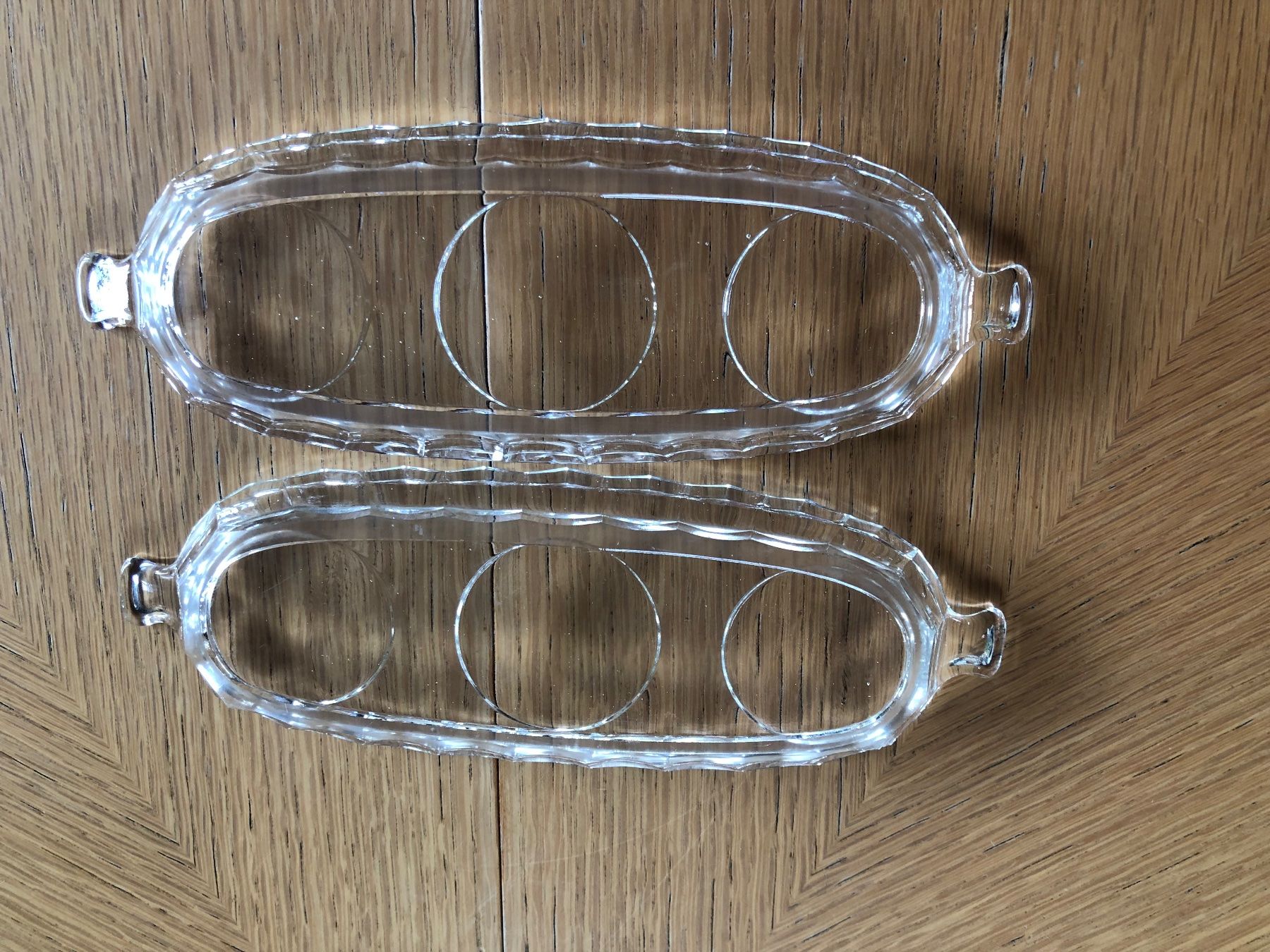 Portacandele: 2 Glas Schiffchen für Teelichter – Usato da Schübelbach venduto da Dolly990_2 1