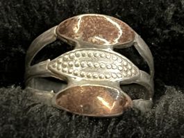 Ring Silber 925 Gold 750