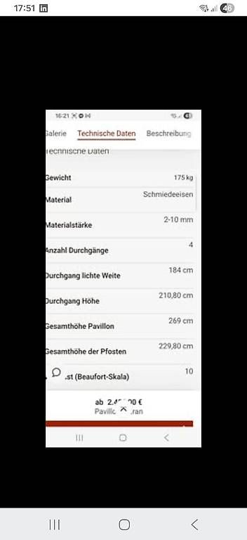 Tende & Padiglioni: Pavillon – Usato da Freienstein venduto da Nilson2 1