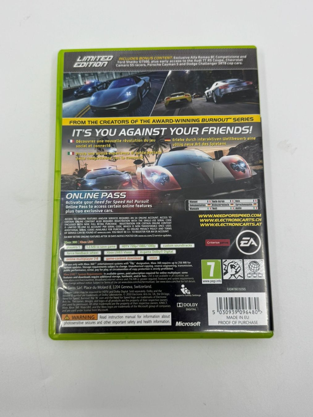 Spiele: Need for Speed Hot Pursuit (XBOX 360) – Gebraucht aus Herisau von Seyashop1 2
