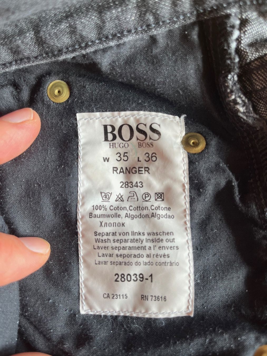 Hugo Boss Jeans: Hug Boss Jeanshose W35 L36 – Usato da Hinwil venduto da allerlei0815 4