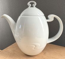 Vintage Kaffeekanne Kanne Rosenthal „Asimmetria“ weiss