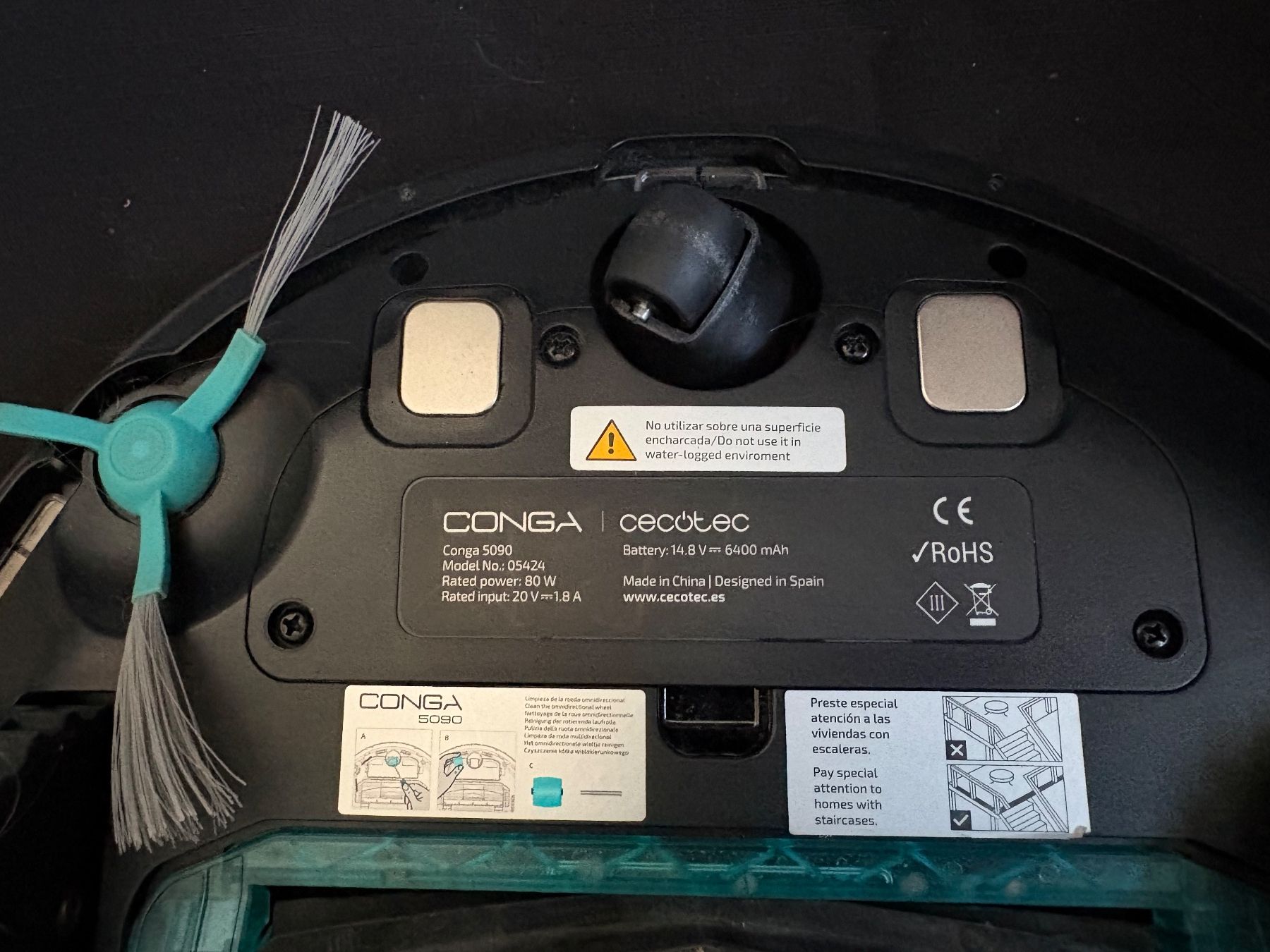 Aspirapolveri & Accessori: Cecotec Conga 5090 Saugroboter – Difettoso da Lausen venduto da sen_jm7c 7