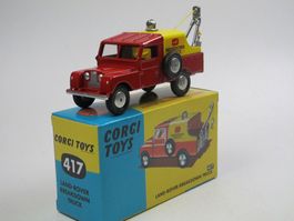 LAND ROVER BREAKDOWN TRUCK ROT/GELB NEU 1:46 CORGI