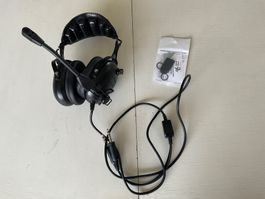 Flightcom 4DLX Aviation Pilot Headset in top Zustand