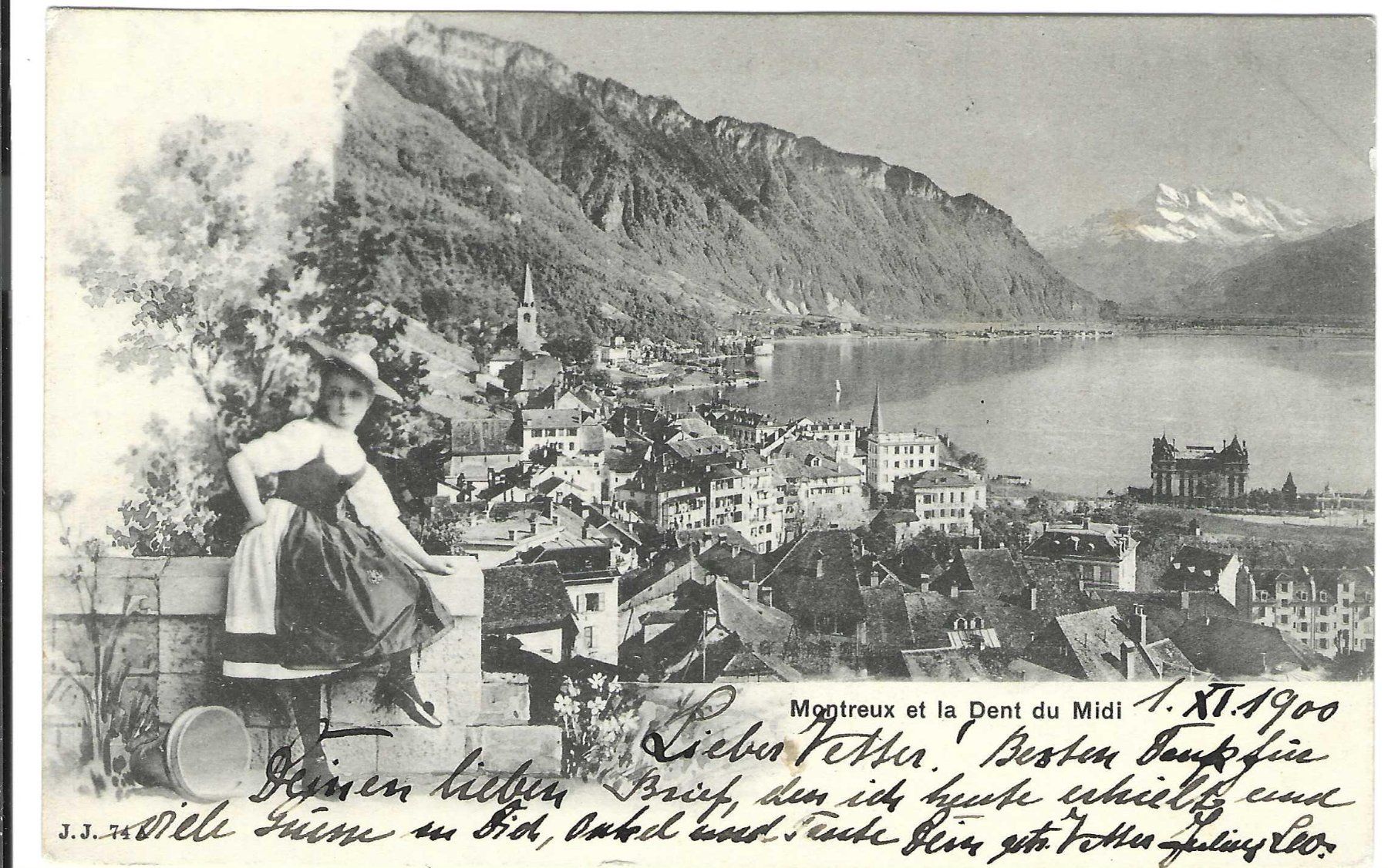 Cartoline postali: Montreux – Usato da Wildhaus venduto da Brunphil