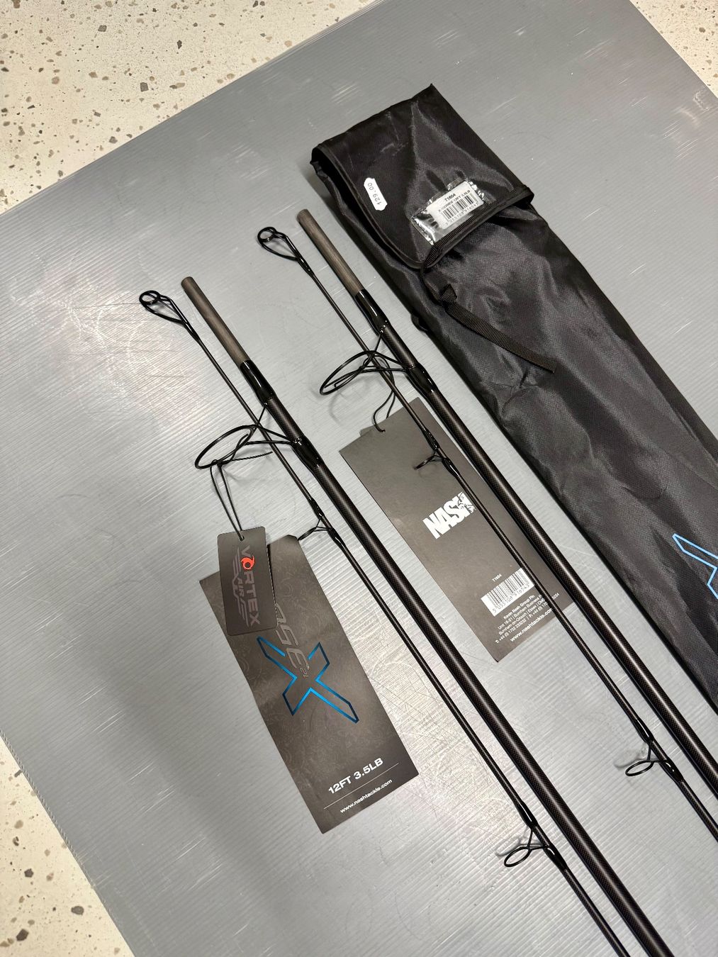 Canne da pesca: 2x Nash X350 Karpfenruten 3.60m – Nuovo e nell'imballaggio originale da Trimbach venduto da duri.. 2