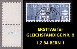 1970_485_Rollenmarken_NR. GLEICHSTÄNDIG !__ET 1.2.84 BERN !