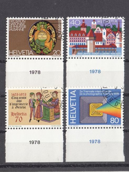 Tutti i francobolli: SBK 603 - 606  mit ET – Usato da Bürglen TG venduto da StampGraf