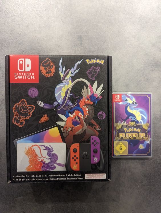 Nintendo Switch Pokémon Edition inkl Pokémon Purpur Spiel Acheter sur
