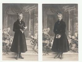 Zwei historische Konfirmationskarten aus Deutschland, Selten