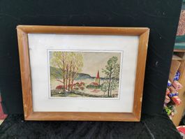 AQUARELLE SIGNÉE