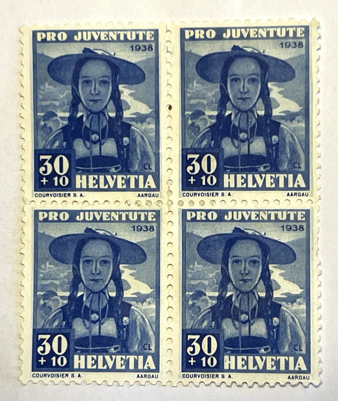Tutti i francobolli: Pro Juventute 1938 - 4er Blocks – Nuovo (secondo la descrizione) da Oftringen venduto da vuc_frq6 1