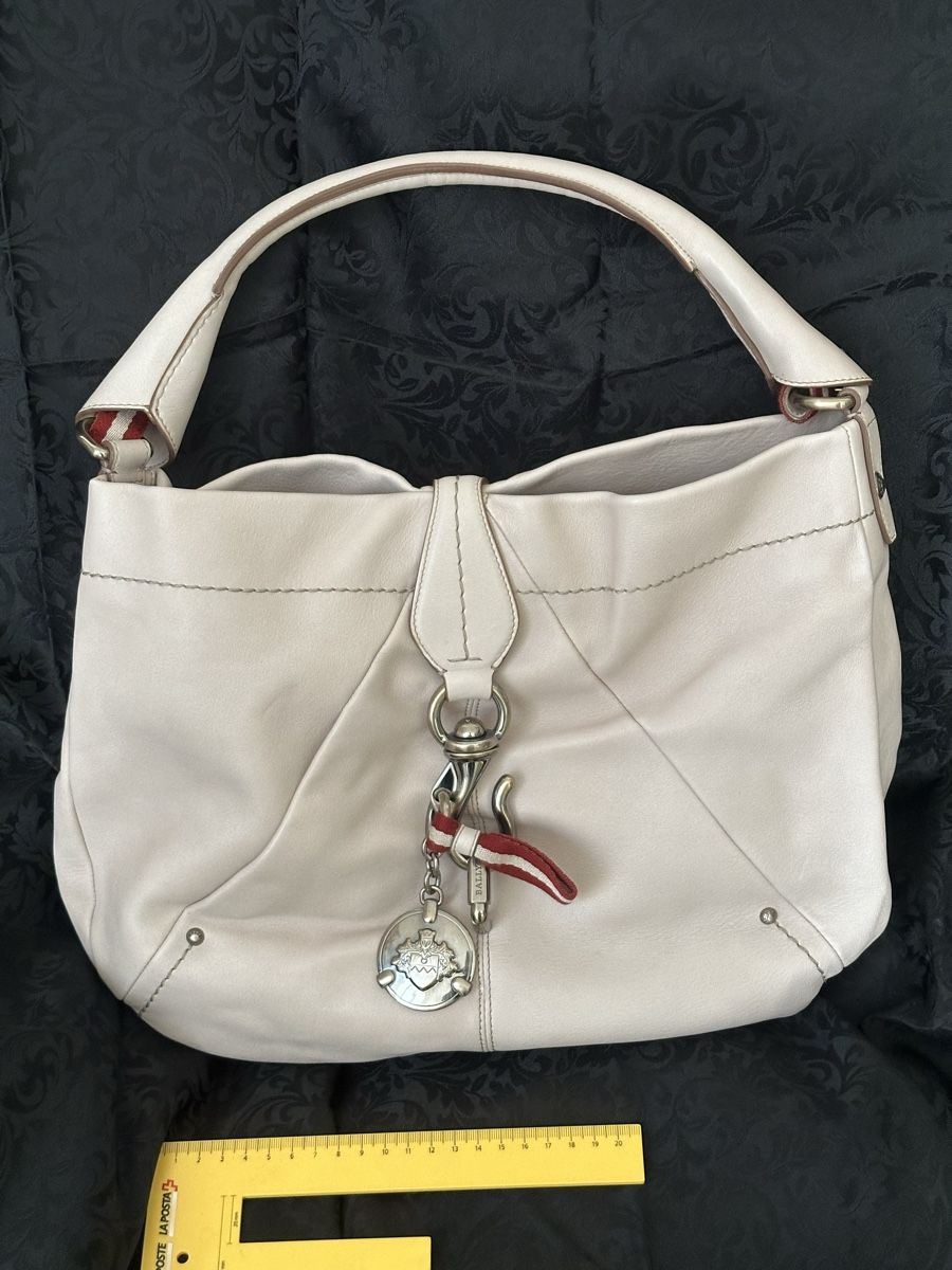 Bally Borse da donna: Bally Ledertasche cremefarben – Usato da Bern venduto da Maria003