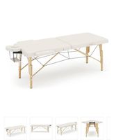 Massageliege 2 Zonen weiss NEU