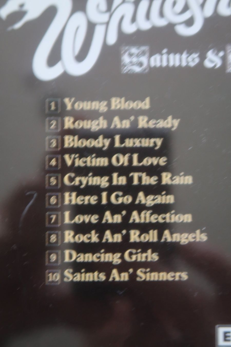 CD: WHITESNAKE - SAINTS & SINNERS - HERE I GO AGAIN - CD – Usato da Basel venduto da Patiscat 2