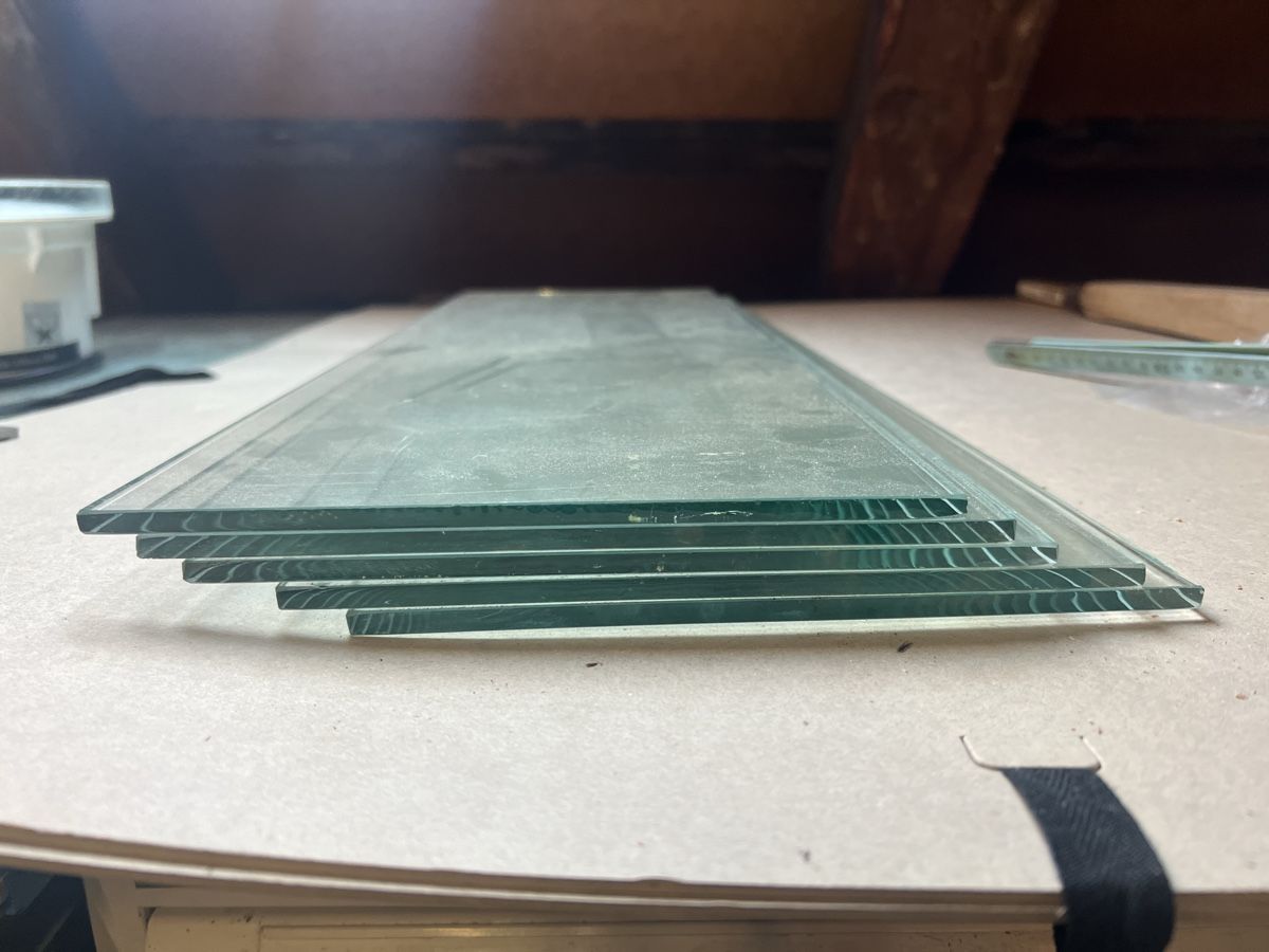 Bicchieri: 5 Stück Glas Tablar 20x60cm – Usato da Zürich venduto da bonnuit 2