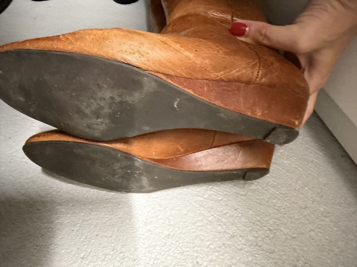 Damenschuhe: Leder Stiefel cognac Grösse 37 gebraucht – Gebraucht aus Küsnacht ZH von ToddyGinger 5