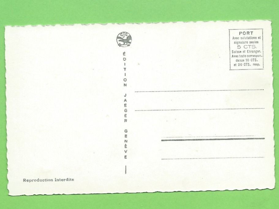 Cartoline postali: Genève, Pont du Mont-Blanc – Nuovo (secondo la descrizione) da Zürich venduto da t24_de 1
