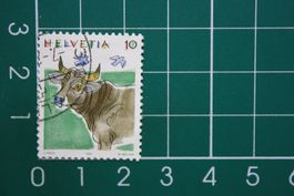 helvetia 10 rappen 1992 stamp