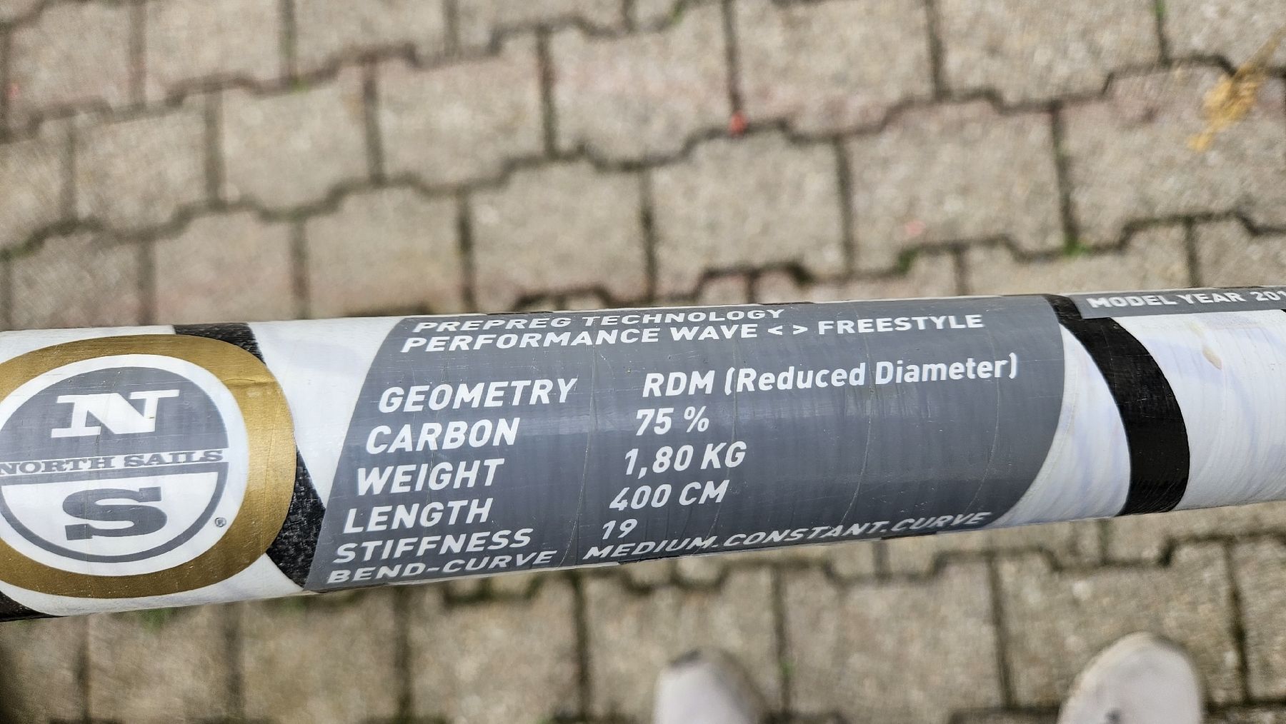 North Sails Surfen: Windsurf Mast Nordh 400 RDM Gold – Gebraucht aus Menzingen von M4Outdoor 2
