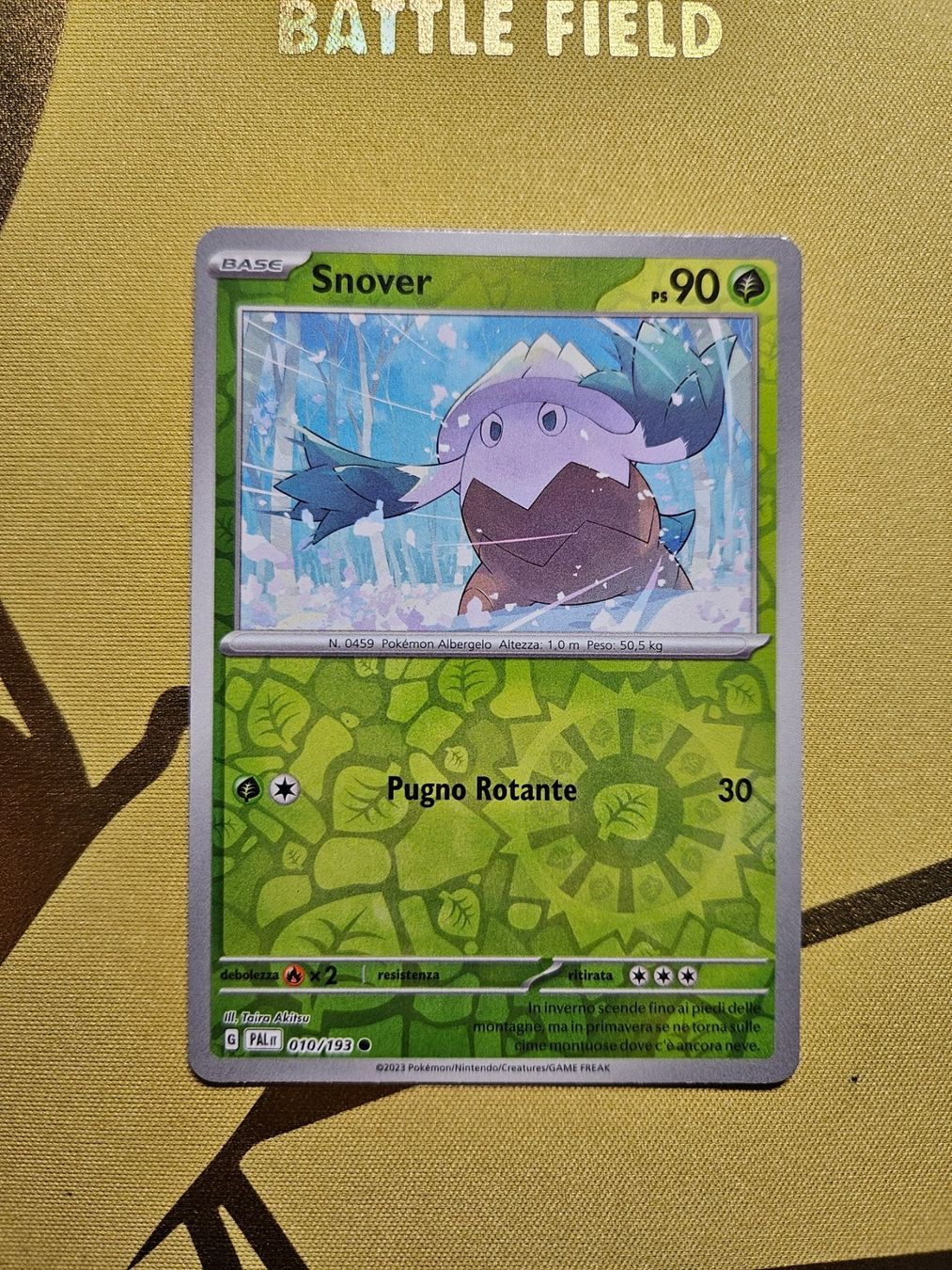 Pokémon Sammelbilder & Trading cards: Paldea Evolved - Snover – Gebraucht aus Bellinzona von Pokemarco