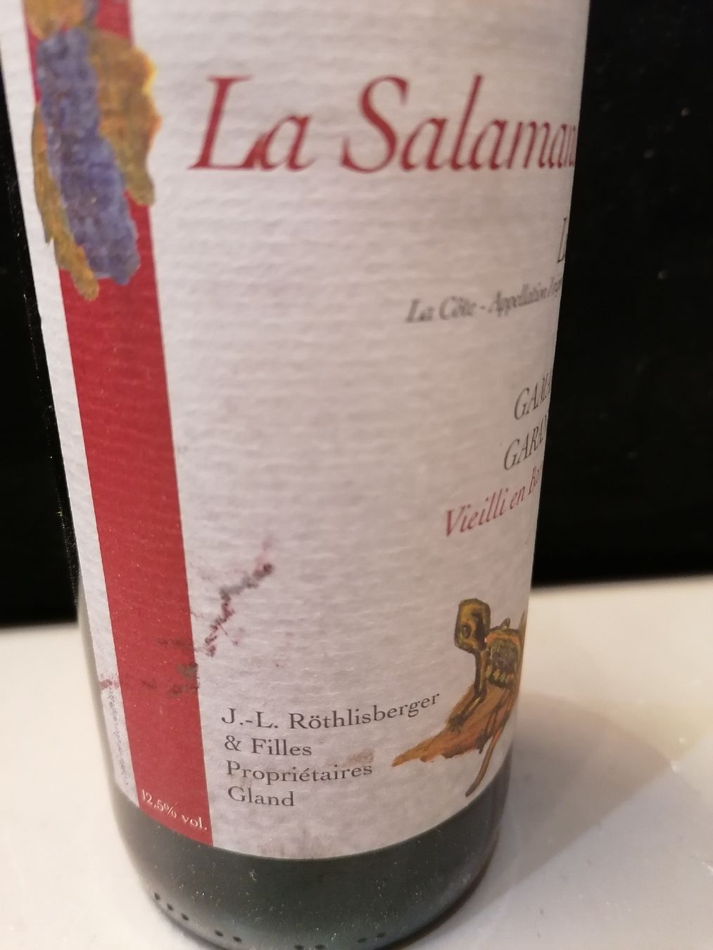 Wein: Vin Rouge La Salamandre Luins 2011 AOC – Neu (gemäss Beschreibung) aus Genève von Leboucheoreilles 1