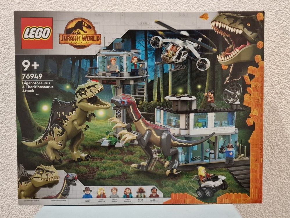 Lego 76949 Jurassic World Giganotosaurus Therizinosaurus (Neu und ...