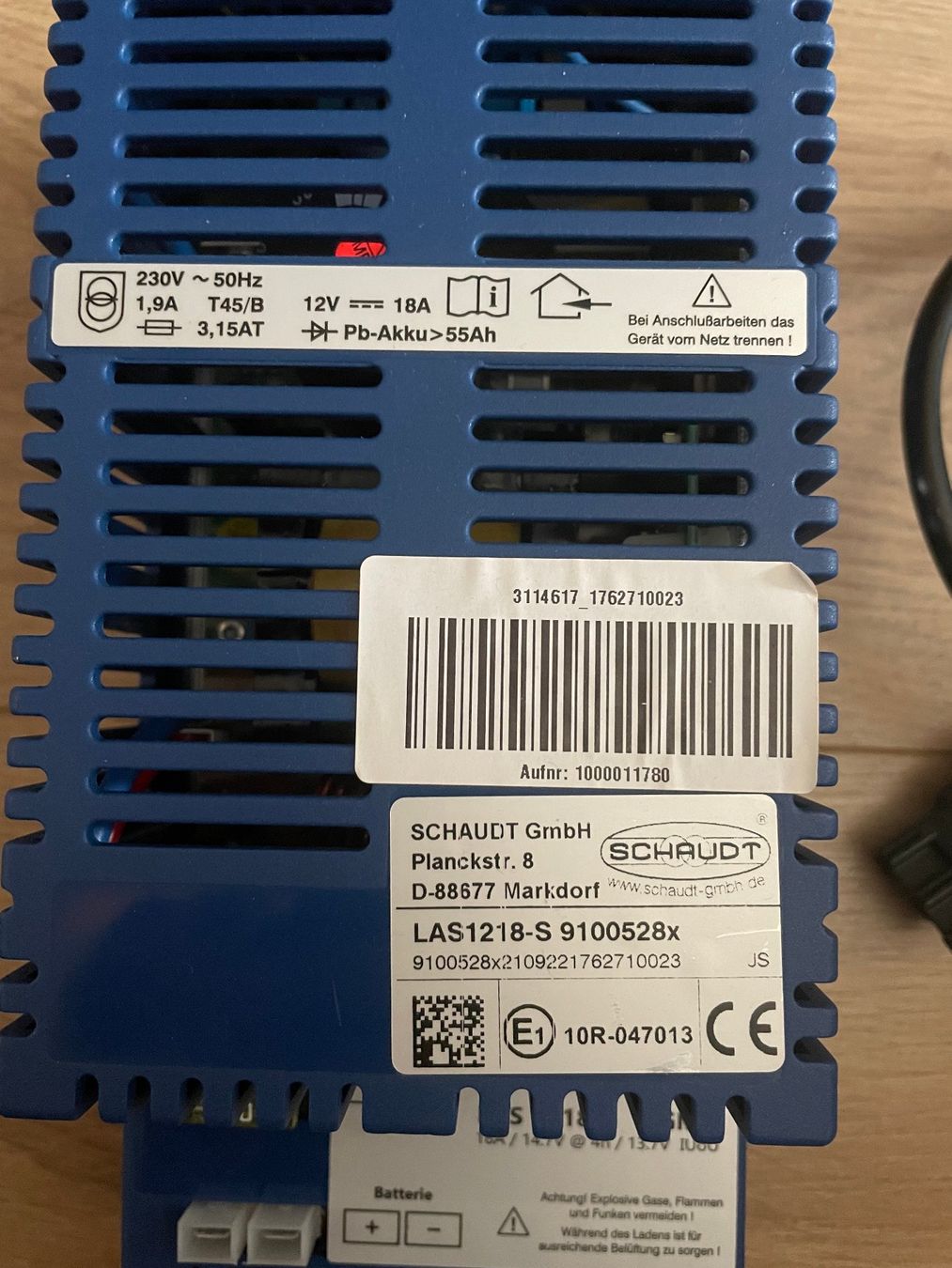 Batterie-Ladegeräte: Schaudt LAS 1218-S AGM2 Ladegerät 12V – Gebraucht aus Berg am Irchel von  2