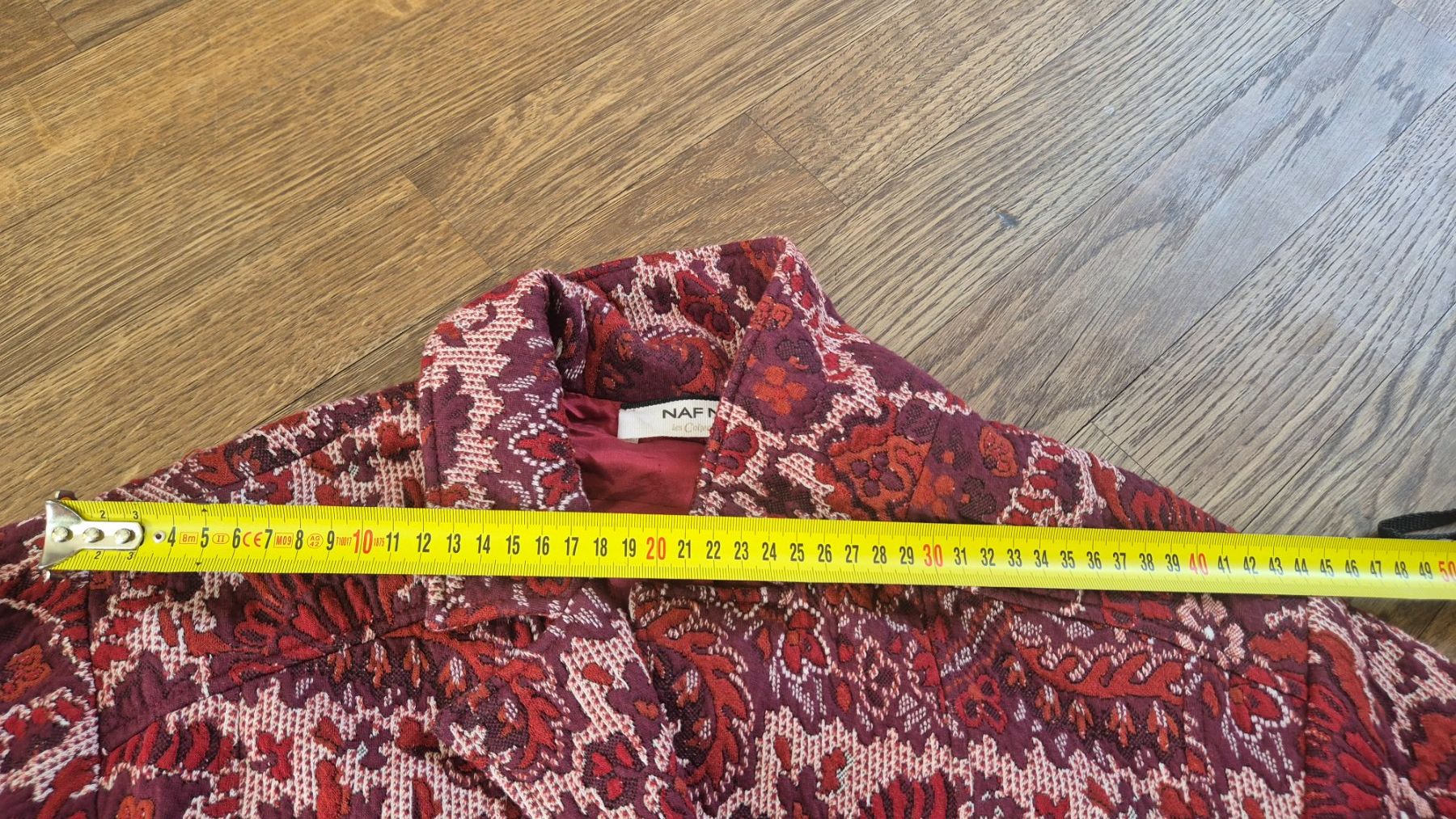 Nafnaf Giacche: Naf Naf red flower pattern cropped jacket size 34etaa0 – Usato da Zürich venduto da mon_attitude 7
