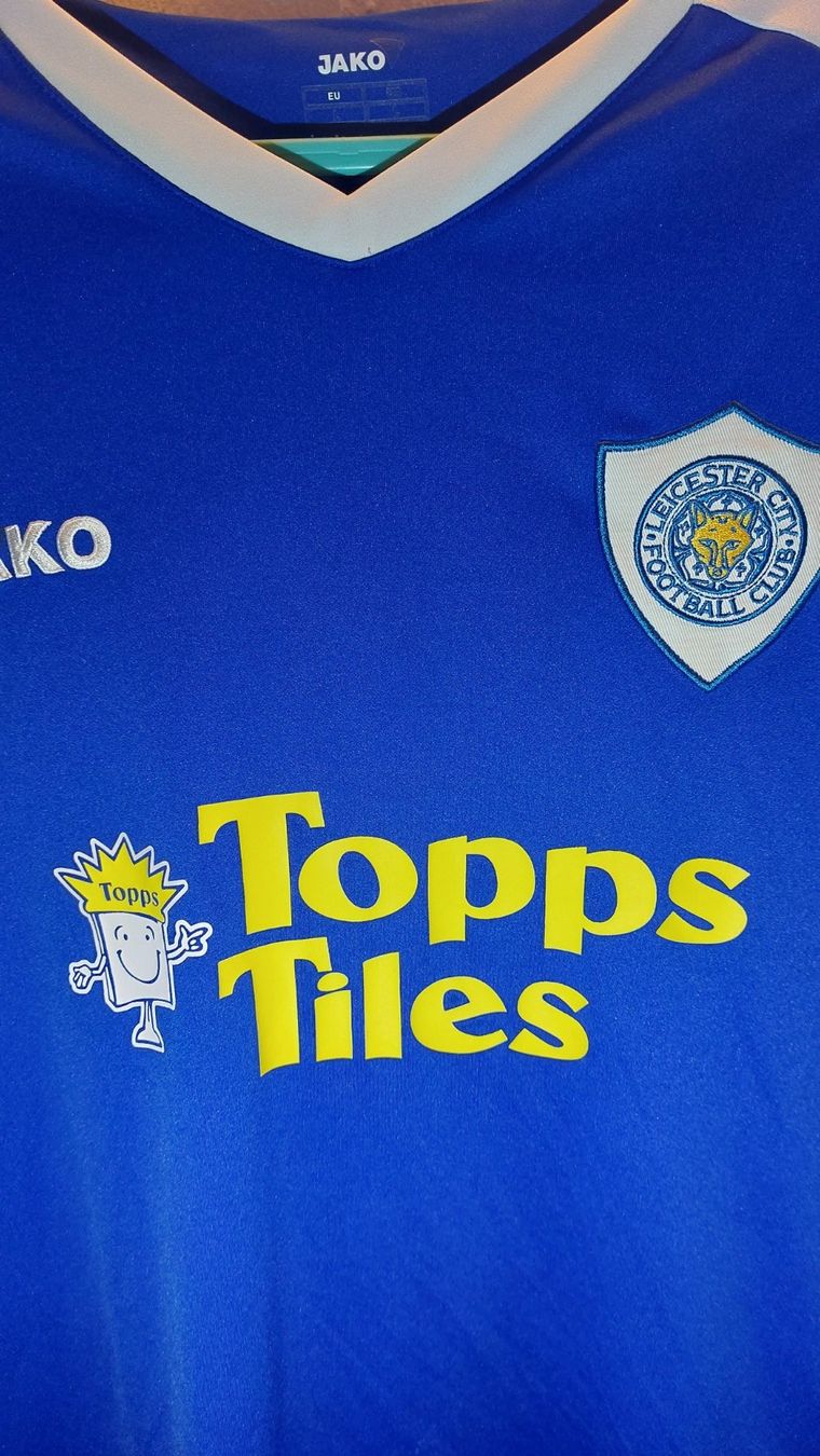 Jako Canottiere & Pantaloni: Leicester Trikot Gr. L 2007/09 Lambert #85 – Usato da Hedingen venduto da Turicun25 1