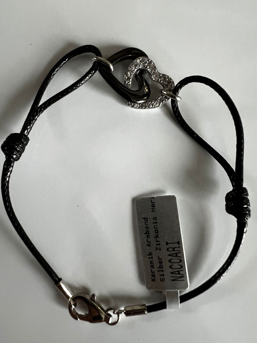 Armbänder & -reifen: Armband aus Leder mit zwei Herzen – Neu (gemäss Beschreibung) aus Teufen Ar von Exclusive.stuff.CH 1
