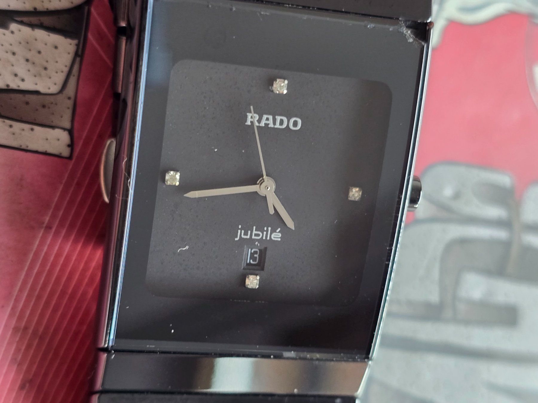 Rado Orologi: 448  Rado Jubile Date Diamonds Ceramic – Usato da Muri AG venduto da Corredor 4