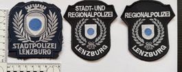 3 Polizei Abzeichen Stadt-/Regionalpolizei Lenzburg