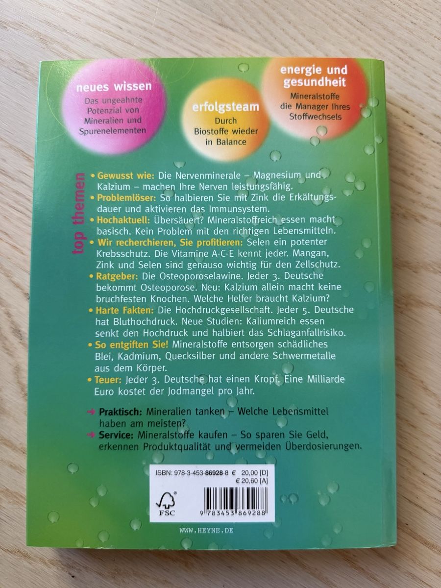 Libri: Dr. Ulrich Strunz, Andreas Jopp - Mineralien – Nuovo (secondo la descrizione) da Buch am Irchel venduto da Sweetharth 1