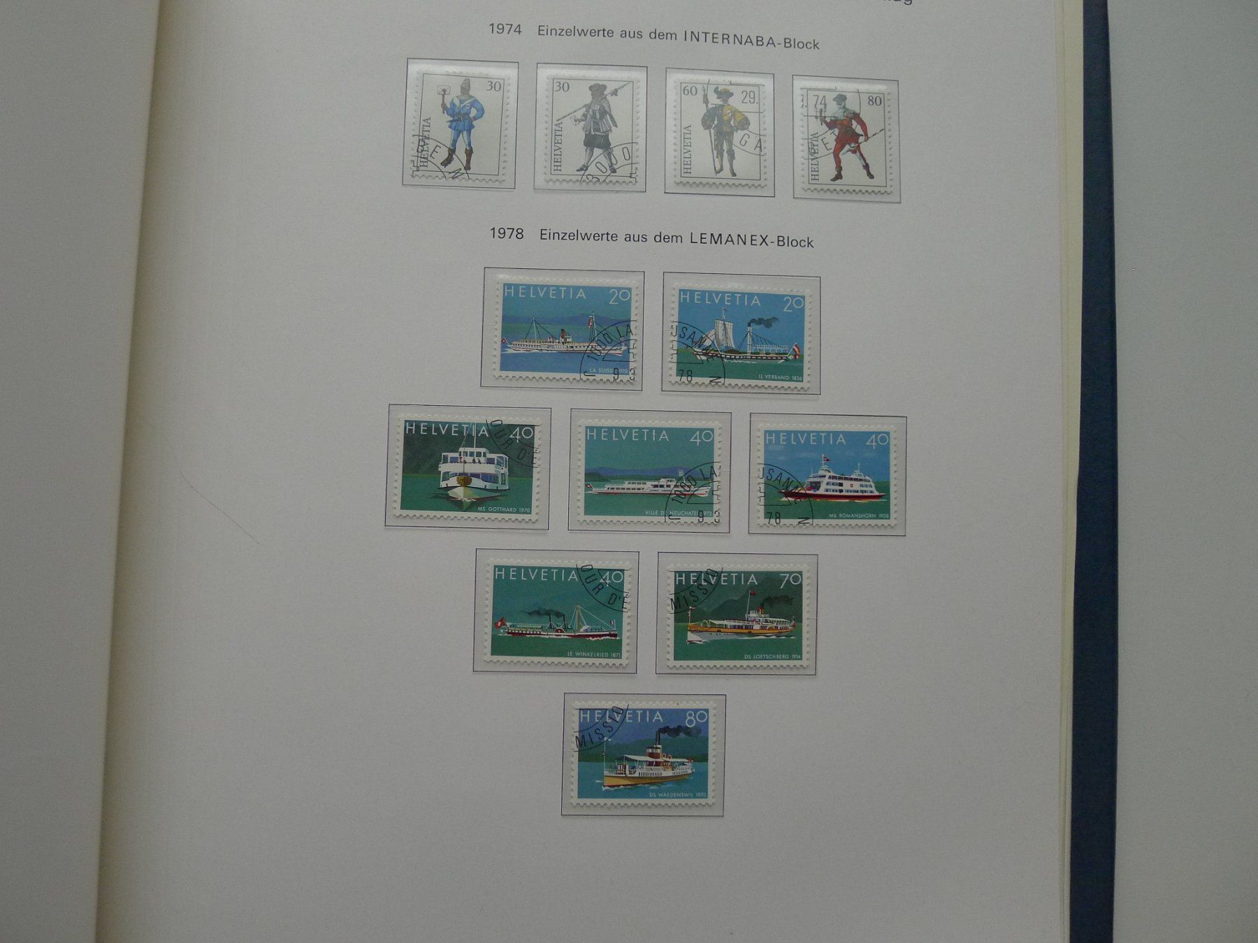 Tutti i francobolli: Album mit Schweizer Briefmarken mit 99 Bilder – Usato da Dagmersellen venduto da q1w2e3r4 2