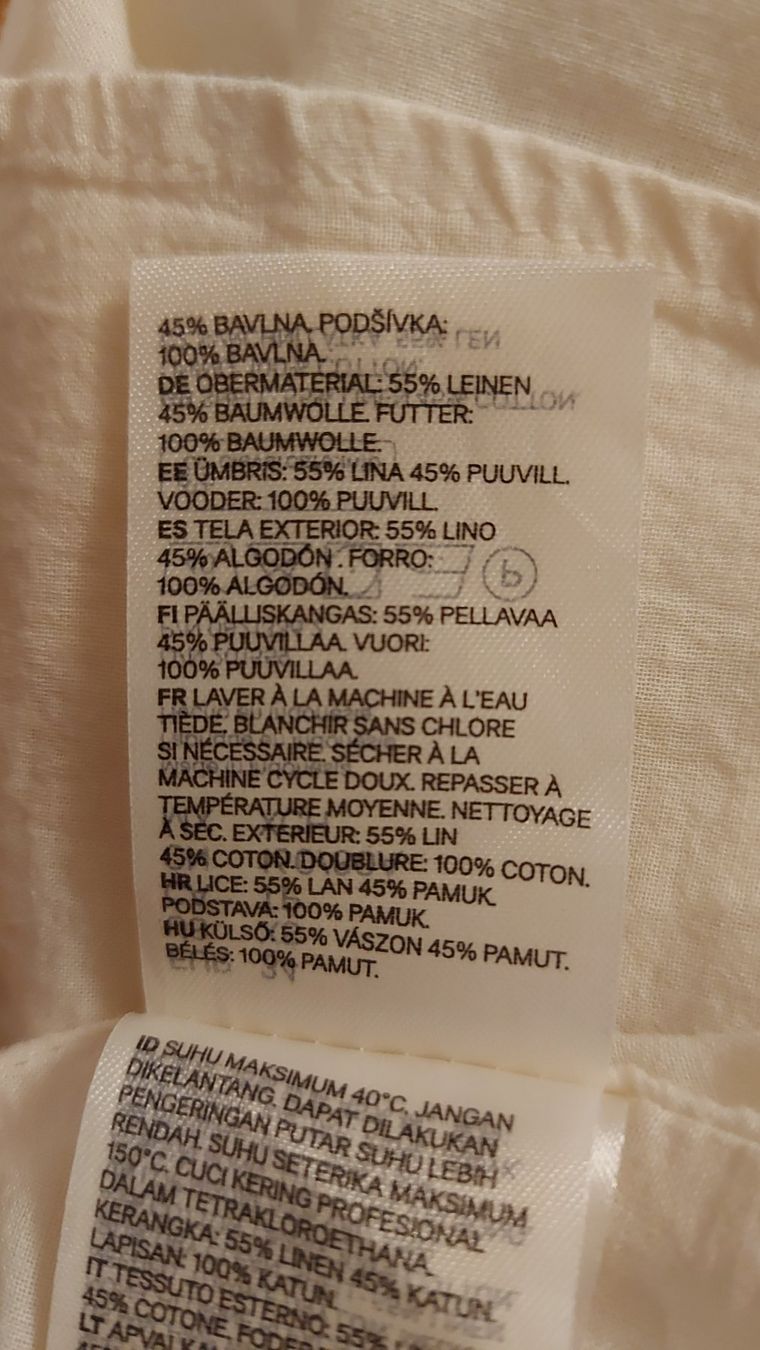H&M Kleider: Linen dress H&M – Gebraucht aus Sion von aud_7pxl 5
