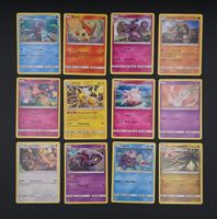 Lot 12 Cards Pokémon Sun & Moon serie / 🇬🇧