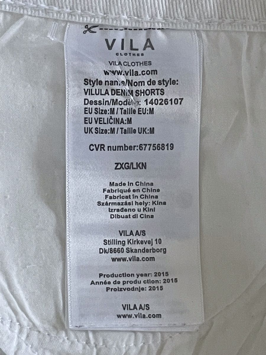 Vila Hosen: Short VILA blanc avec de la dentelle, taille M - Neuf – Neu und originalverpackt aus Vuadens von Nina11 4