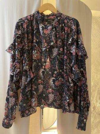 Isabel Marant Seidenbluse oversize Gr. 36
