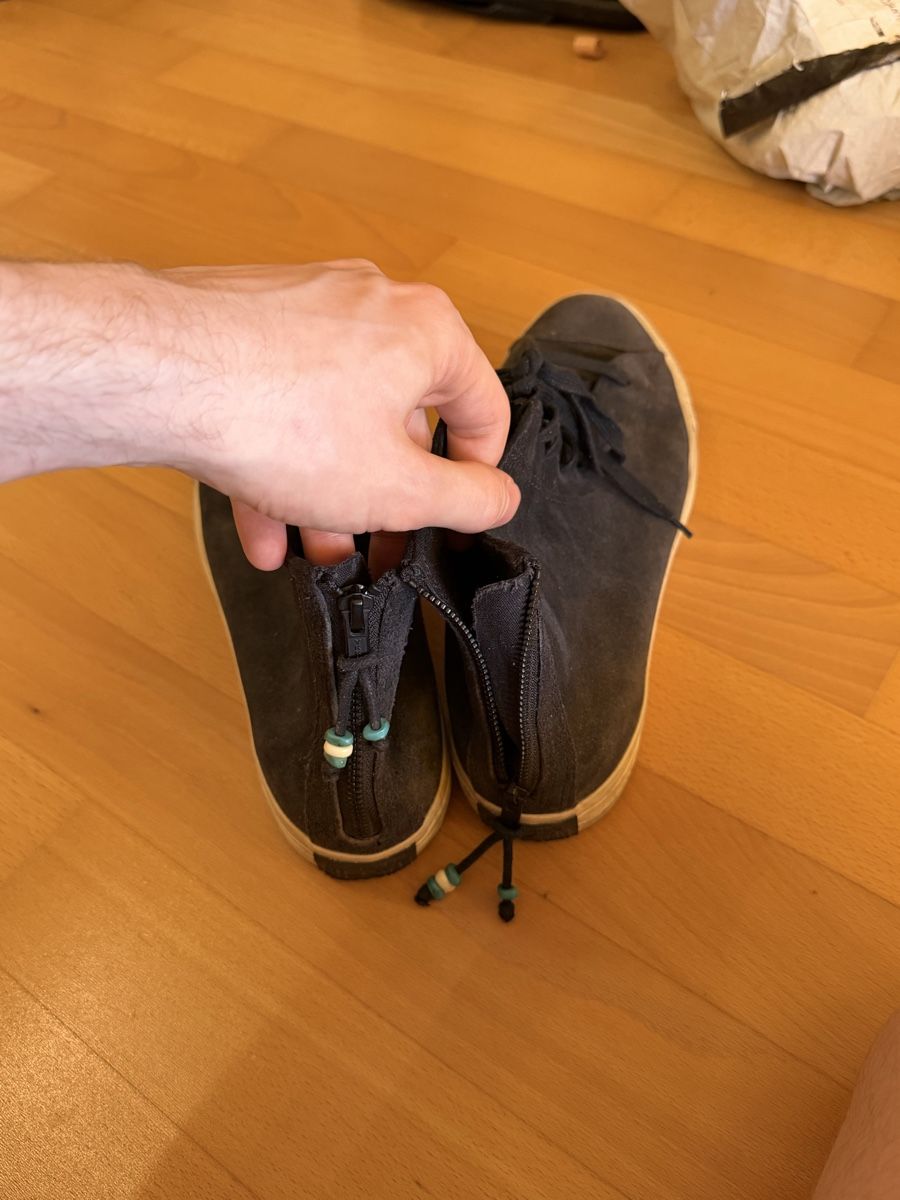 Converse Scarpe da uomo: Converse Suede Leather Zip – Usato da Ascona venduto da GioeleS 1