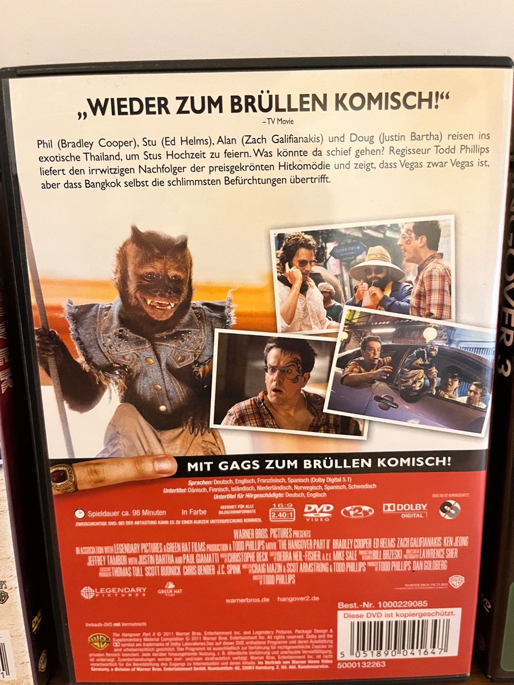 Tutti i DVDs: Hangover DVD 1-3 – Usato da Lauenen b. Gstaad venduto da Nagi1 4