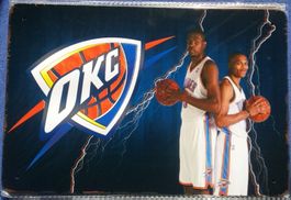 NEU/OVP: NBA OKC Basketball Blechschild
