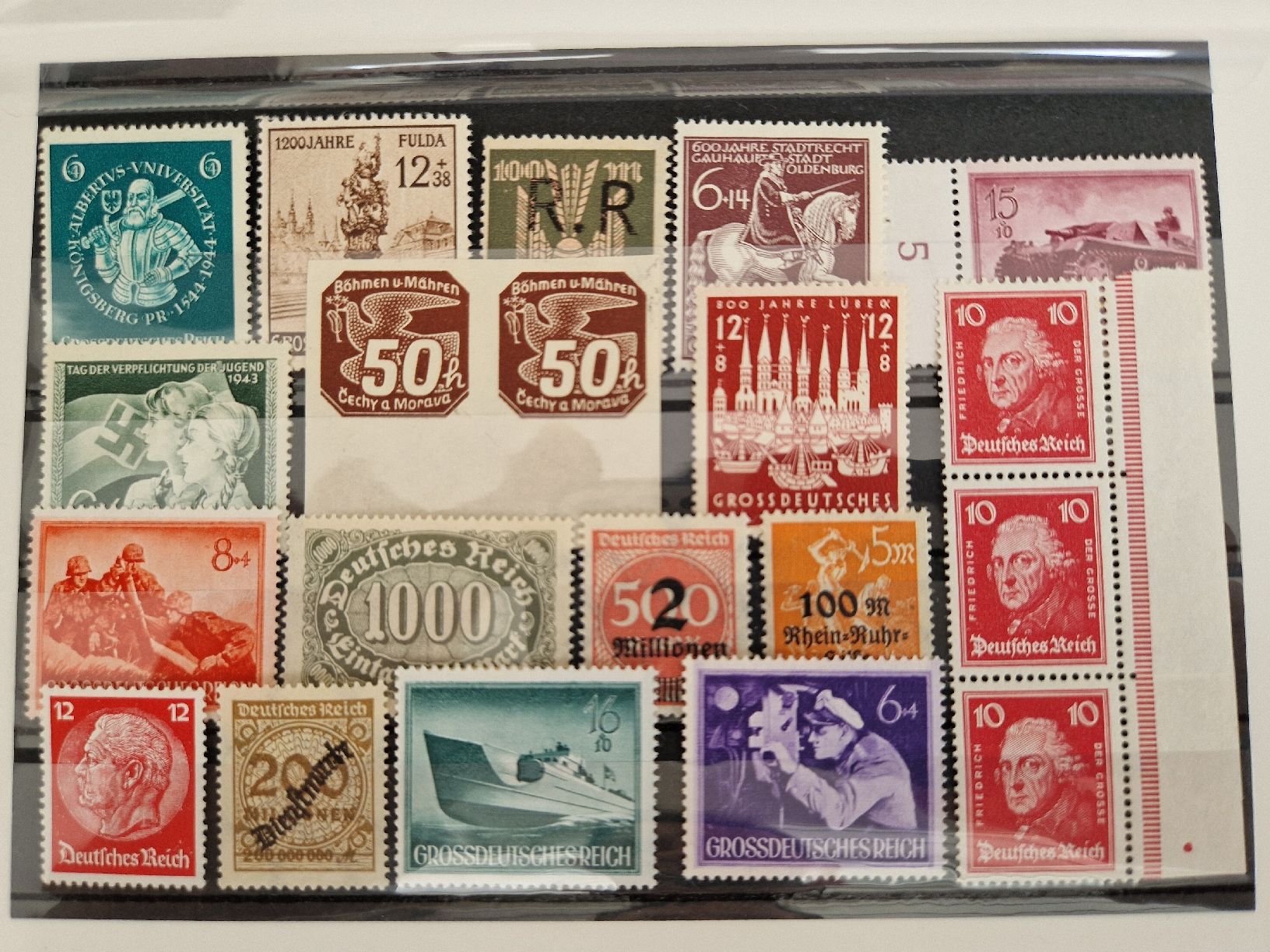 Tous les timbres: Deutsches Reich Briefmarken POSTFRISCH – Neuf (Voir description) à St. Gallen par Enrico_SG