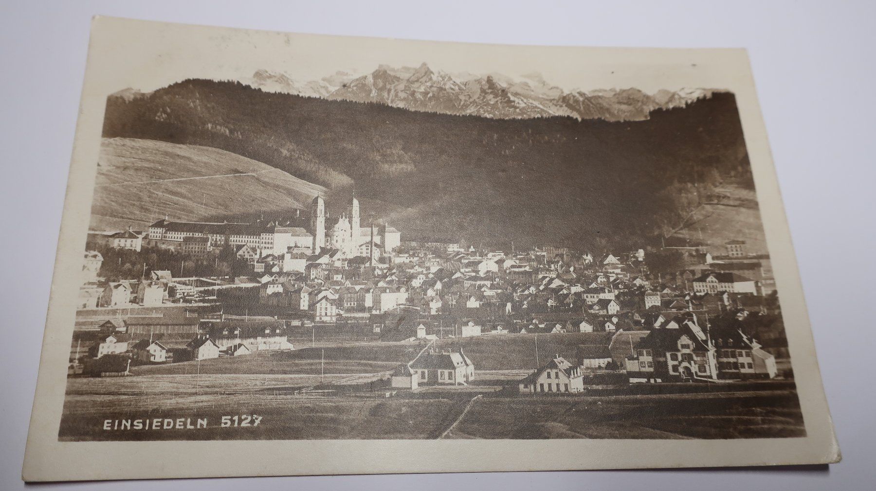 Cartoline postali: Einsiedeln 1924 N° 5127 – Usato da Cormoret venduto da Pascalll2001 1