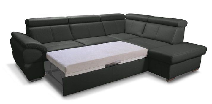 Conforama Sofas: Ecksofa TOWN Kunstleder Schwarz – Neu (gemäss Beschreibung) aus Bischofszell von thomasfrei3 1