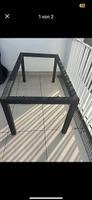 Gartentischgestell aus PE-Rattan