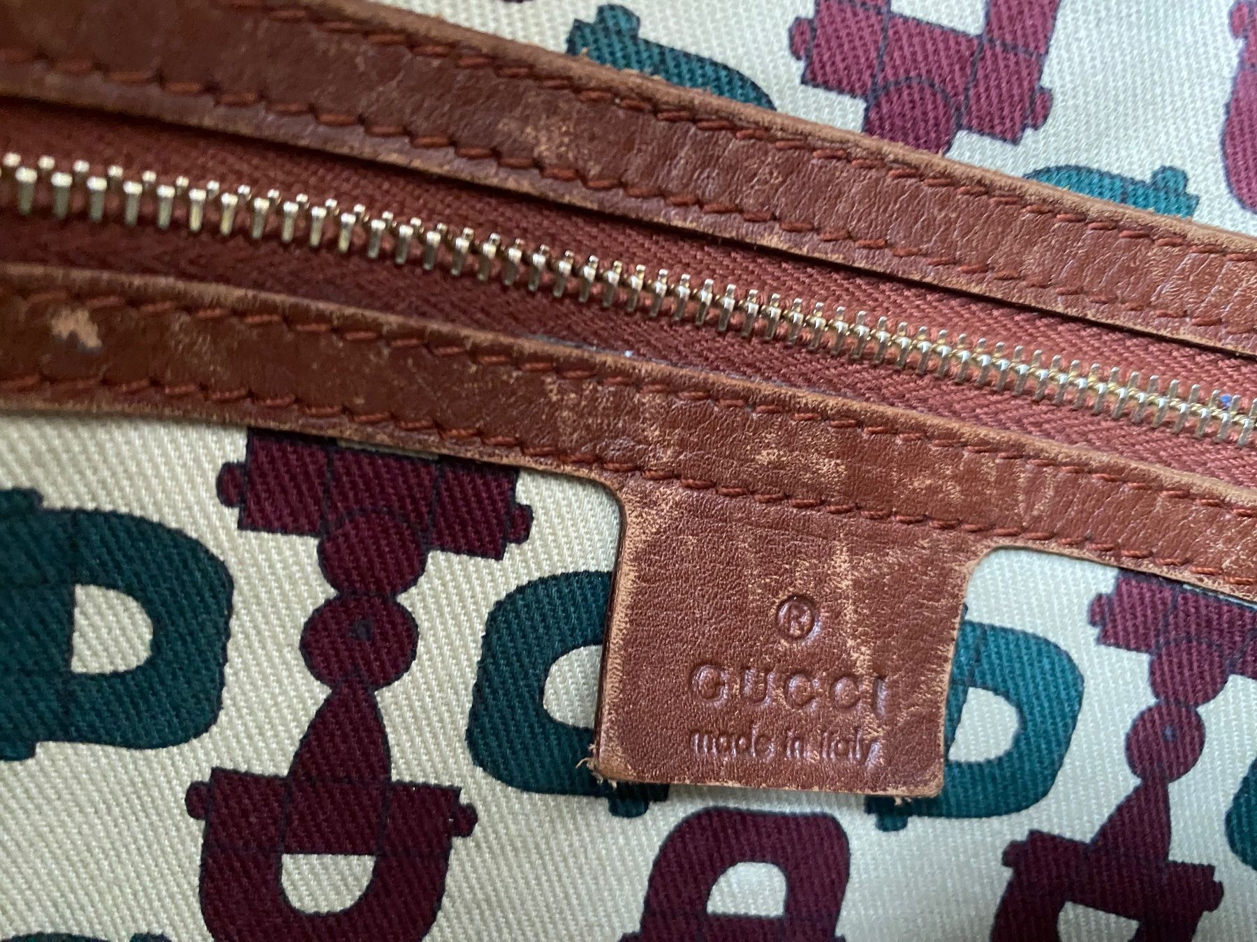 Gucci Borse: Guccissima Shoulder Bag, Leder braun – Usato da Zürich venduto da Scheidegg1 4