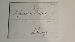 099. VORPHILABRIEF (ZÜRICH - SCHWYZ 1812)