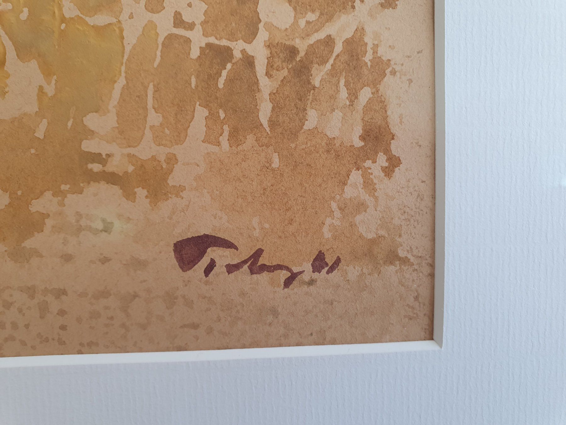 Dipinti: Mark Tobey 1890-1976, Original Tempera – Usato da Häutligen venduto da Rubin9368 3